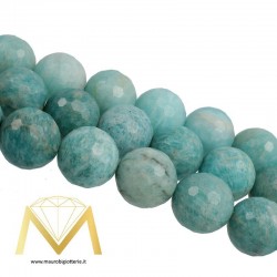 Amazonite Green Sphere Faceted  4mm