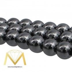 Hematite Smooth Sphere Gun Metal 2mm