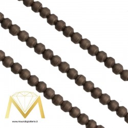 Hematite Opaque Rhombus Bronze 3mm