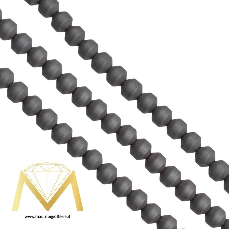 Hematite Opaque Rhombus Gray 3mm