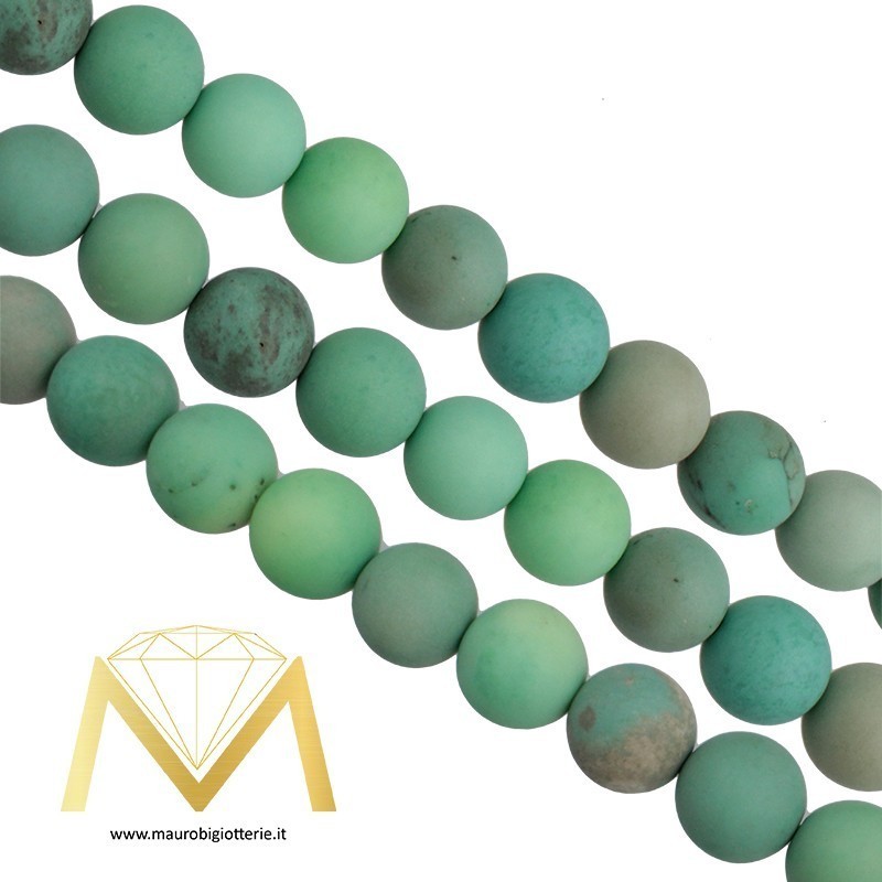 Crisoprasio Satined Sphere 4mm