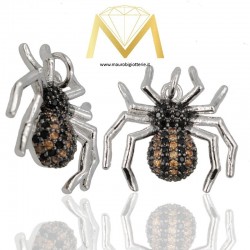 Spider Pendant Type B Silver