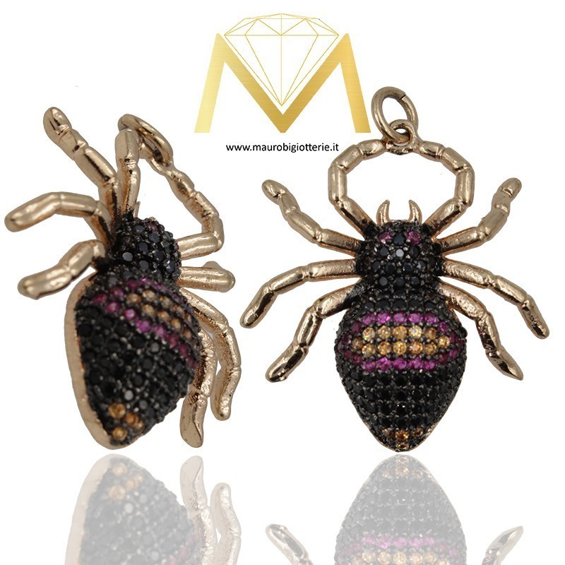 Ciondoli Ragni Tipo A Oro Rosa