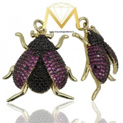 Beetle Pendant Type A Gold