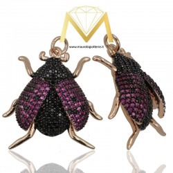 Beetle Pendant Type A Rose Gold