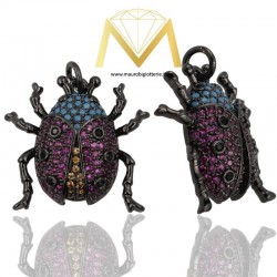 Beetle Pendant Type B Black