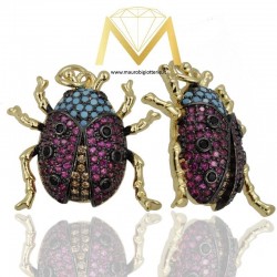 Beetle Pendant Type B Gold