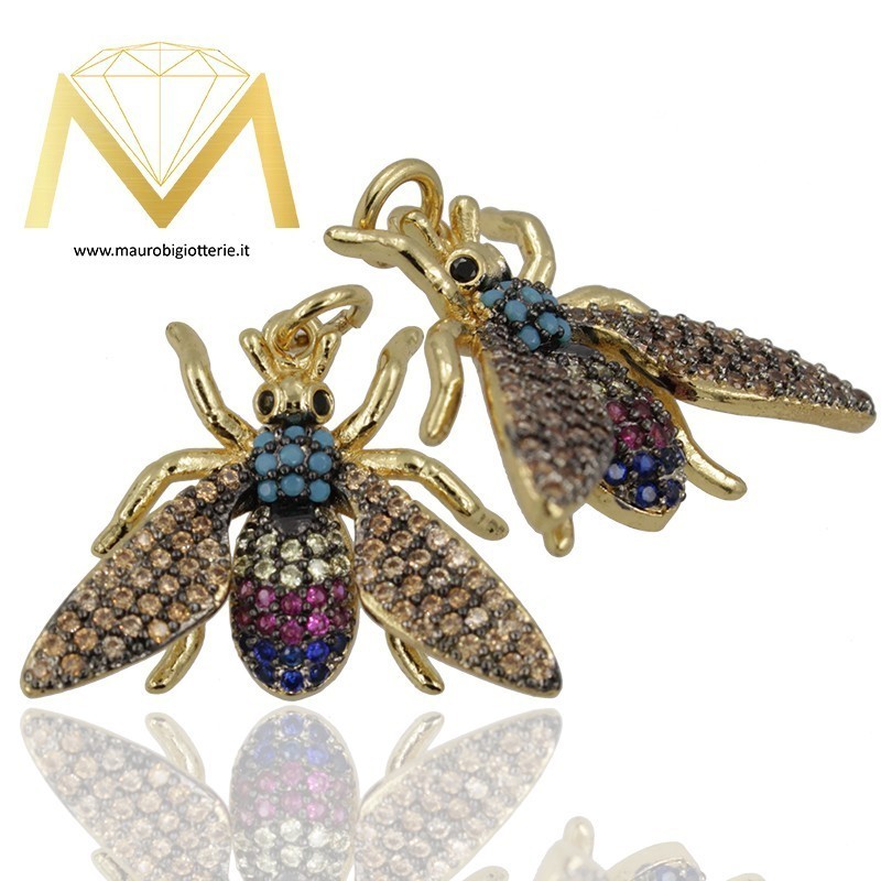 Fly Pendant Type A Gold