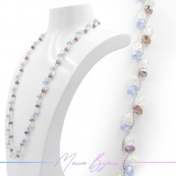 Erupted Glass Crystal Necklace M3