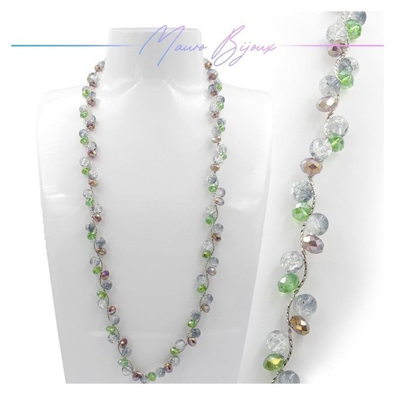 Erupted Glass Crystal Necklace M2