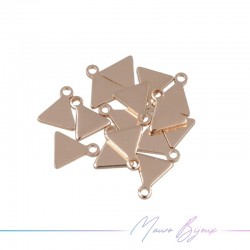 Rosegold Triangle Brass Pendant 5mm