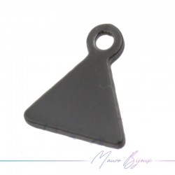 Gunmetal Triangle Brass Pendant 5mm