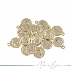 Ciondolo in Ottone Regina Oro 9mm