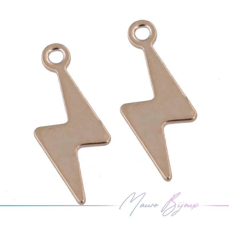 Lightning Brass Pendant Color Rosegold