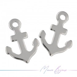 Ciondolo Ancora in Ottone Argento