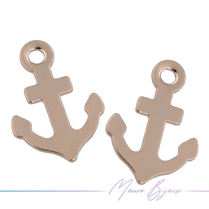 Anchor Brass Pendant Color Rosegold