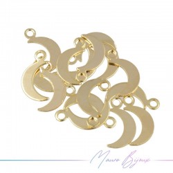 Moon Brass Pendant Color Gold