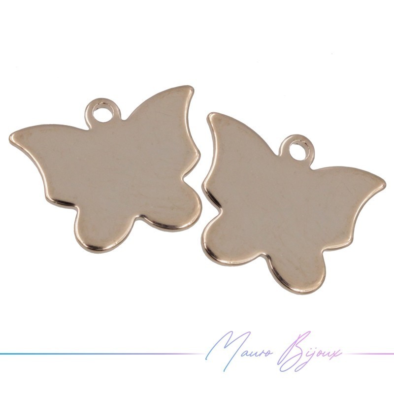 Butterfly Brass Pendant Color Rosegold