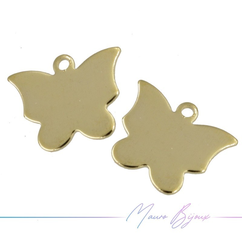 Butterfly Brass Pendant Color Gold