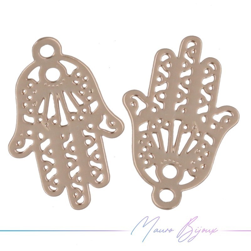 Brass Hand Pendant Color Rosegold