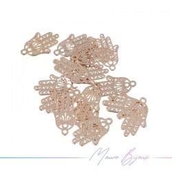 Ciondolo Mano in Ottone Ororosa