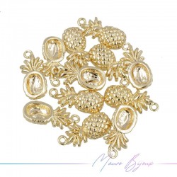 Brass Pineapple Pendant color Gold
