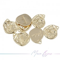 Ciondolo in Ottone Freedom Oro 20mm