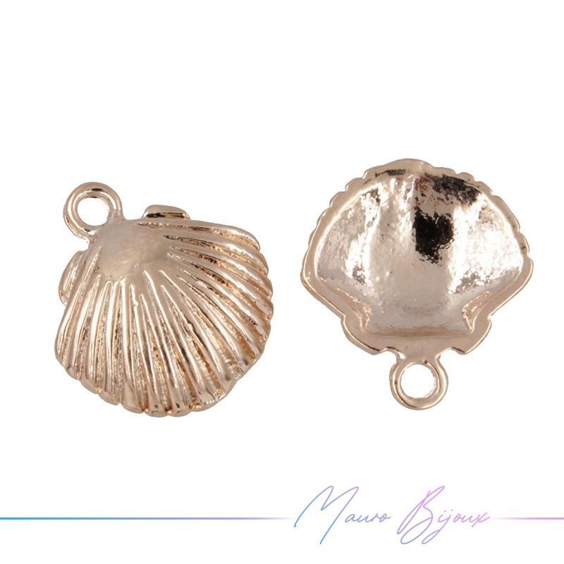 Brass Shell Pendant color Rosegold