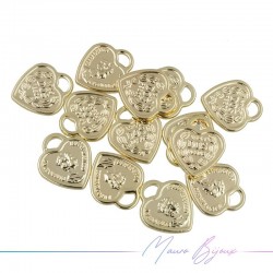 Medaglia Cuore Oro 13x11mm