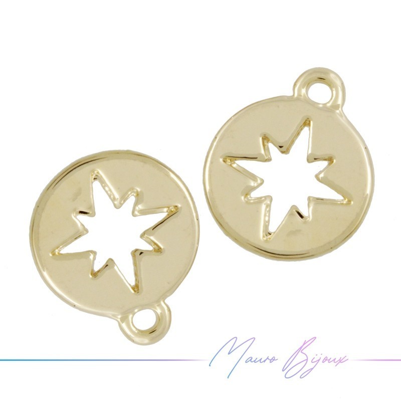 Stellina Tondo Oro 10mm