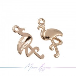 Fenicotteri in Ottone Oro Rosa