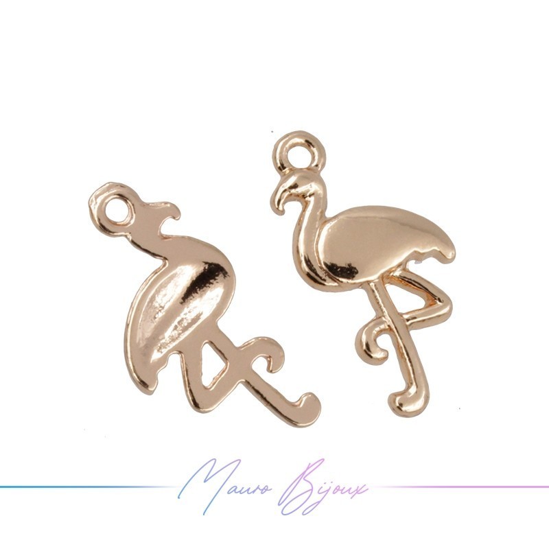 Flamingos Brass Rose Gold