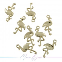 Fenicotteri in Ottone Dorato