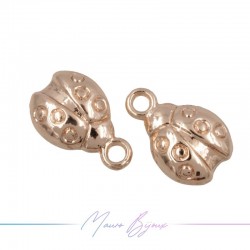 Ladybug Brass Rose Gold