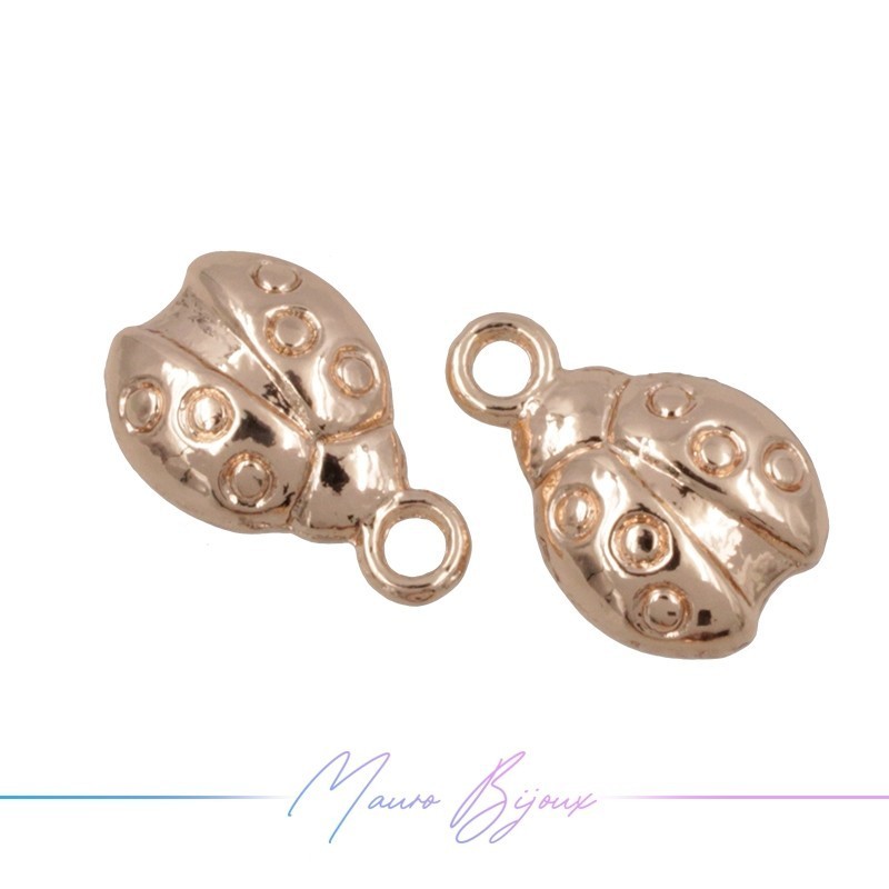 Ladybug Brass Rose Gold