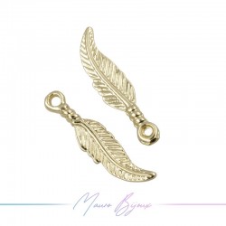 Feather Brass Gold