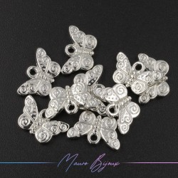 Butterfly Brass Silver