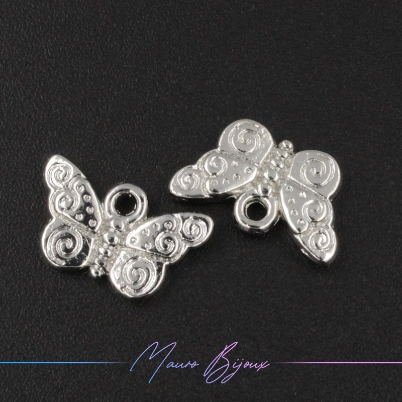 Farfallina in Ottone Argento