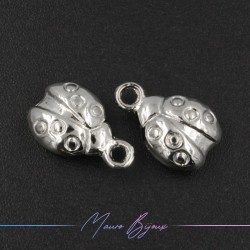 Ladybug Brass Silver