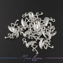 Fenicotteri in Ottone Argento