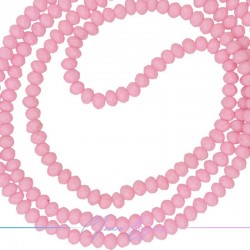Glass Crystal covered in Silicone  Faceted Rose 10mm
