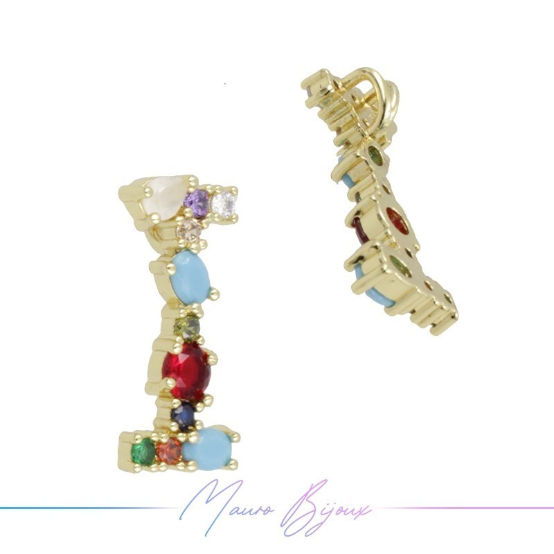 Letterine in Ottone Pietre Miste I