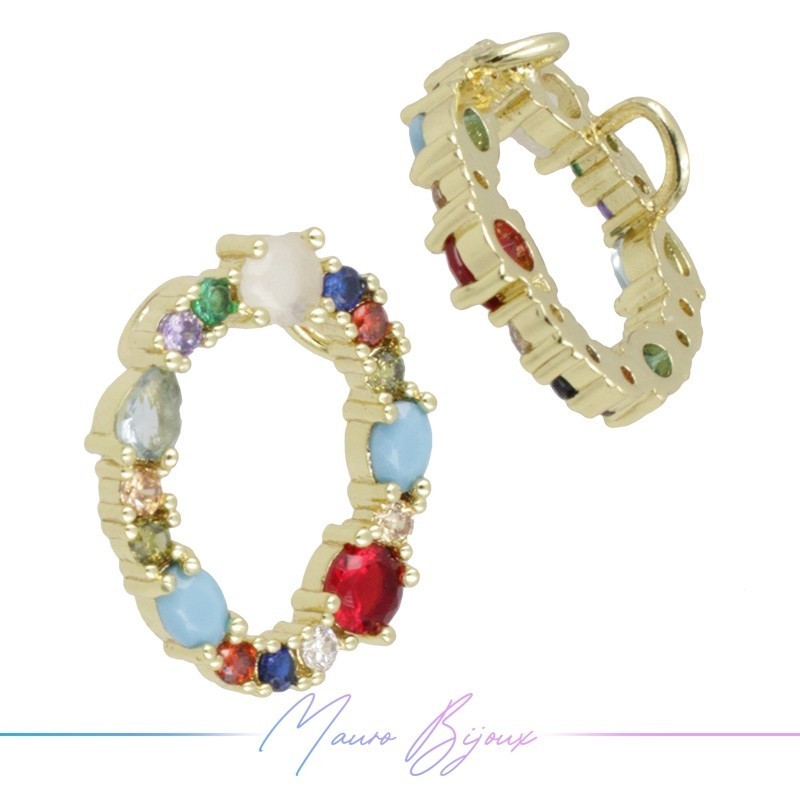 Letterine in Ottone Pietre Miste O