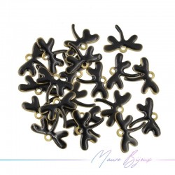 Dragonfly Enamelled Brass Pendant 11.7x8.7mm