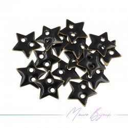 Passanti in Ottone Smaltato Stella 12x10mm