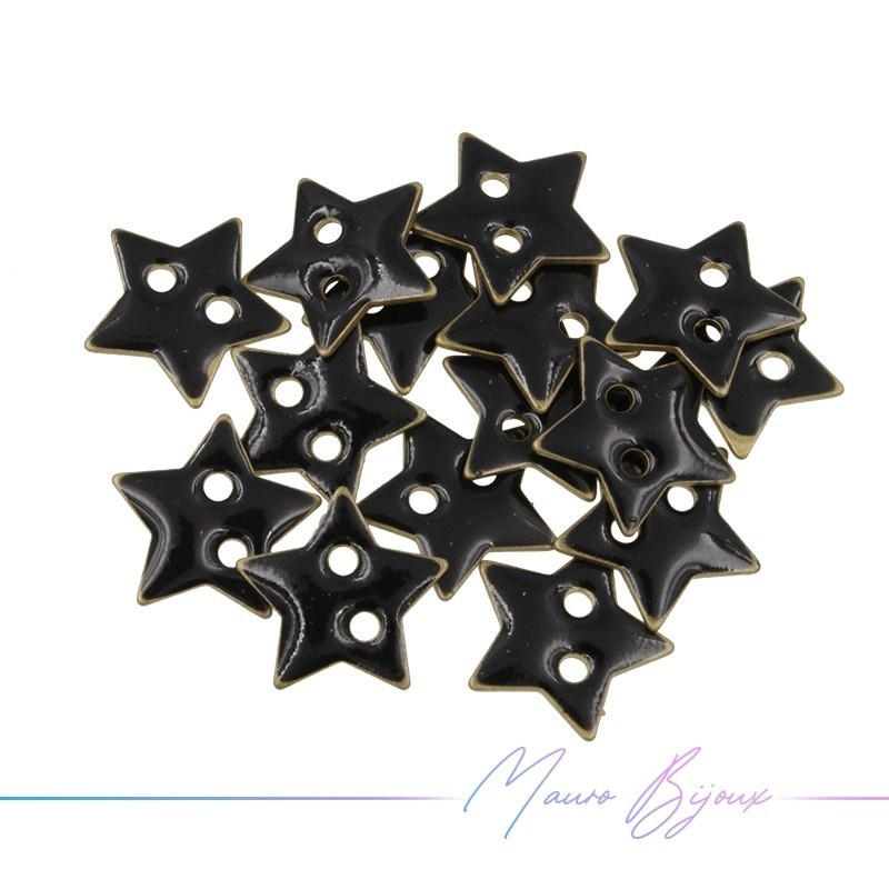 Passanti in Ottone Smaltato Stella 12x10mm