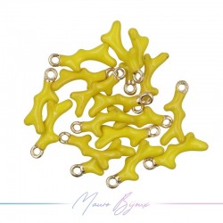 Ciondoli in Ottone Smaltato Ramo 5x14mm