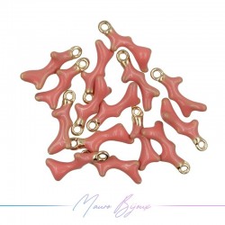 Ciondoli in Ottone Smaltato Ramo 5x14mm