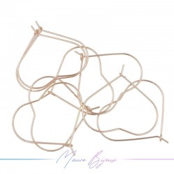 Monachelle in Ottone a Cuore Oro Rosa 35mm