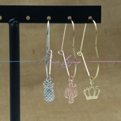 Monachelle in Ottone a Cuore Oro Rosa 35mm